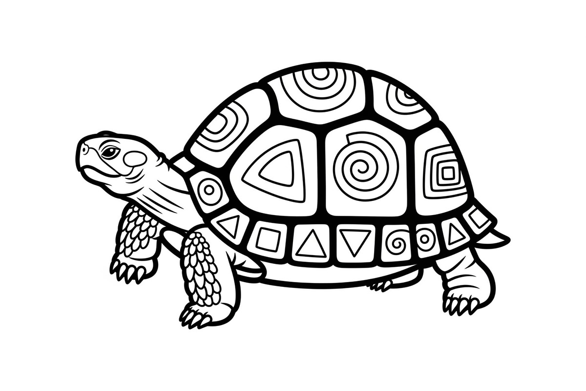 Turtle Line Art Illustration Bundle, an Illustration by Creativeshirt (Photo 4 of 48)