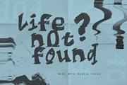 Desire Press - Zine Display Font, a Handwritten Font by Sloulyfe (Thumbnail 2 of 9)