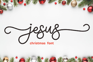 Jesus, a Handwritten Font by Mozatype