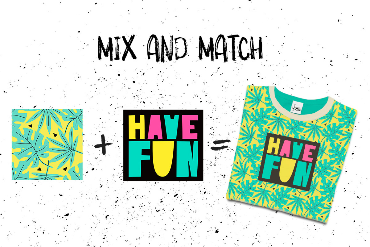 Summer graphic collection, a Texture Illustration by EkaterinaKiriy (Photo 6 of 9)