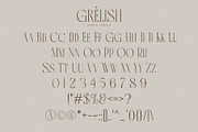 Grelish _ Modern Typeface, a Serif Font by Penatic Studio (Thumbnail 10 of 10)