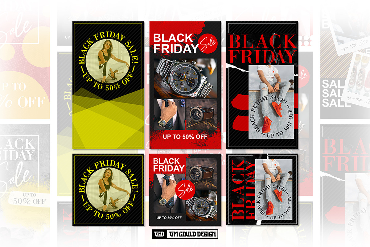 Instagram Photoshop Templates, a Social Media Template by Tim Gould Design (Photo 3 of 3)