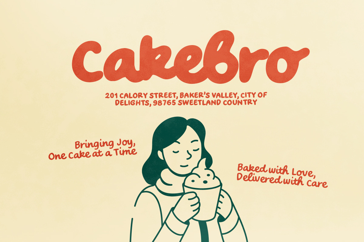 Crispy Bites - Cute Font Family, a Handwritten Font by Sarid Ezra (Photo 7 of 9)