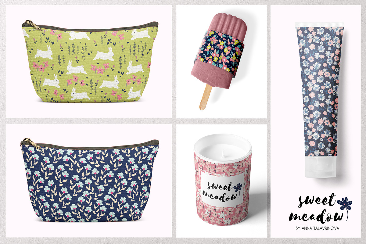 Sweet meadow patterns, a Pattern Graphic by Cozy pattern shop (Photo 8 of 8)
