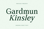 Gardmun Kinsley Modern Serif Font, a Serif Font by Letterena Studios (Thumbnail 1 of 15)