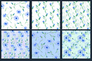 Blue cornflowers bundle, a Decorative Illustration by EshaStudio (Thumbnail 9 of 15)