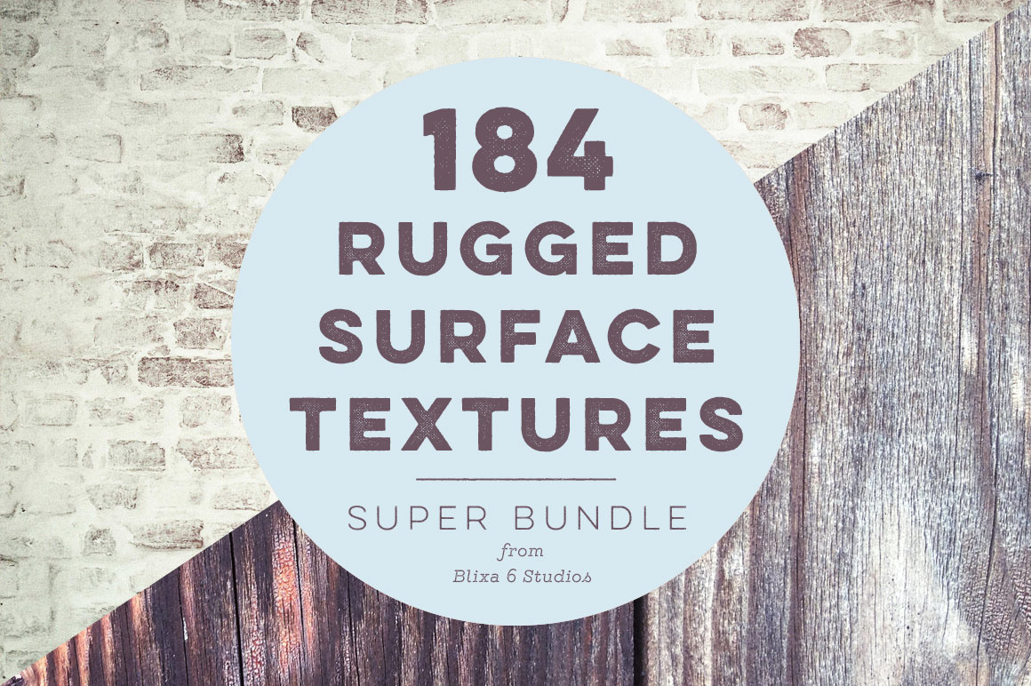 184 Rugged Textures Bundle, a Texture Graphic by Blixa 6 Studios