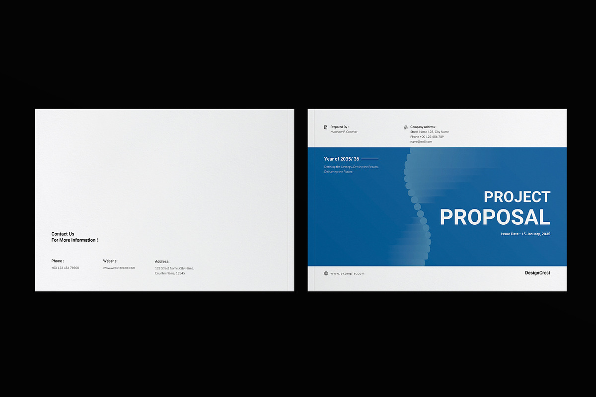 Project Proposal Template Landscape, a Brochure Template by DesignCrest (Photo 11 of 13)