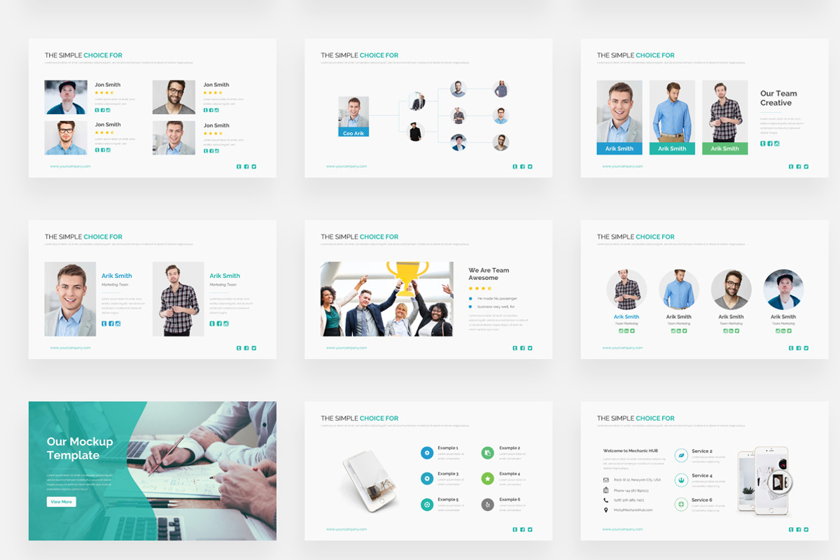 Active Google Slide Bundle, a Presentation Template by One Percent Studio (Photo 16 of 30)