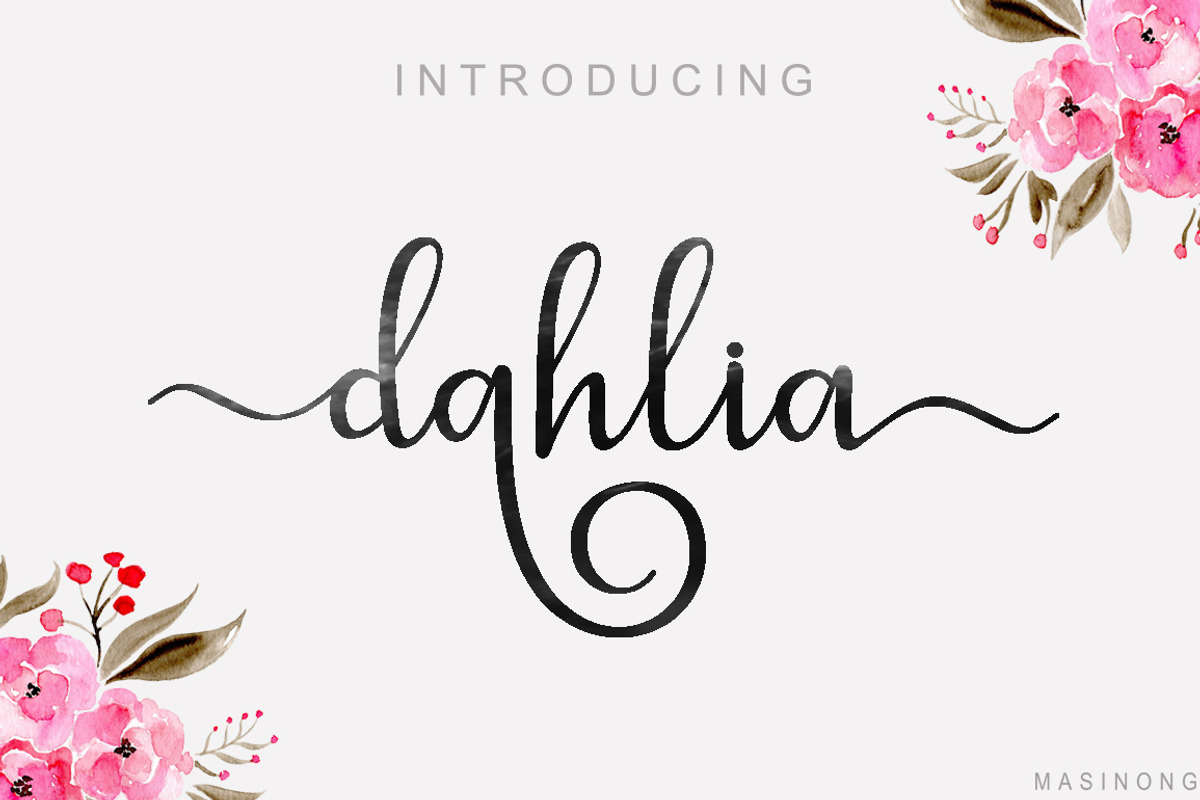 dahlia script