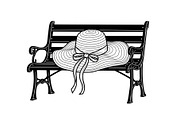 Vintage Park Bench Vector Bundle, an Illustration by jahid234 (Thumbnail 33 of 49)