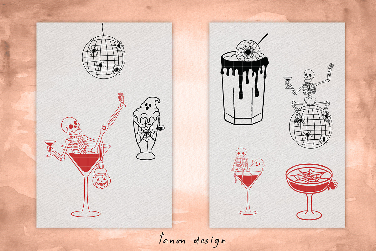 Whimsical Halloween Handdrawn SVG, an Object Graphic by Tanondesign (Photo 3 of 3)