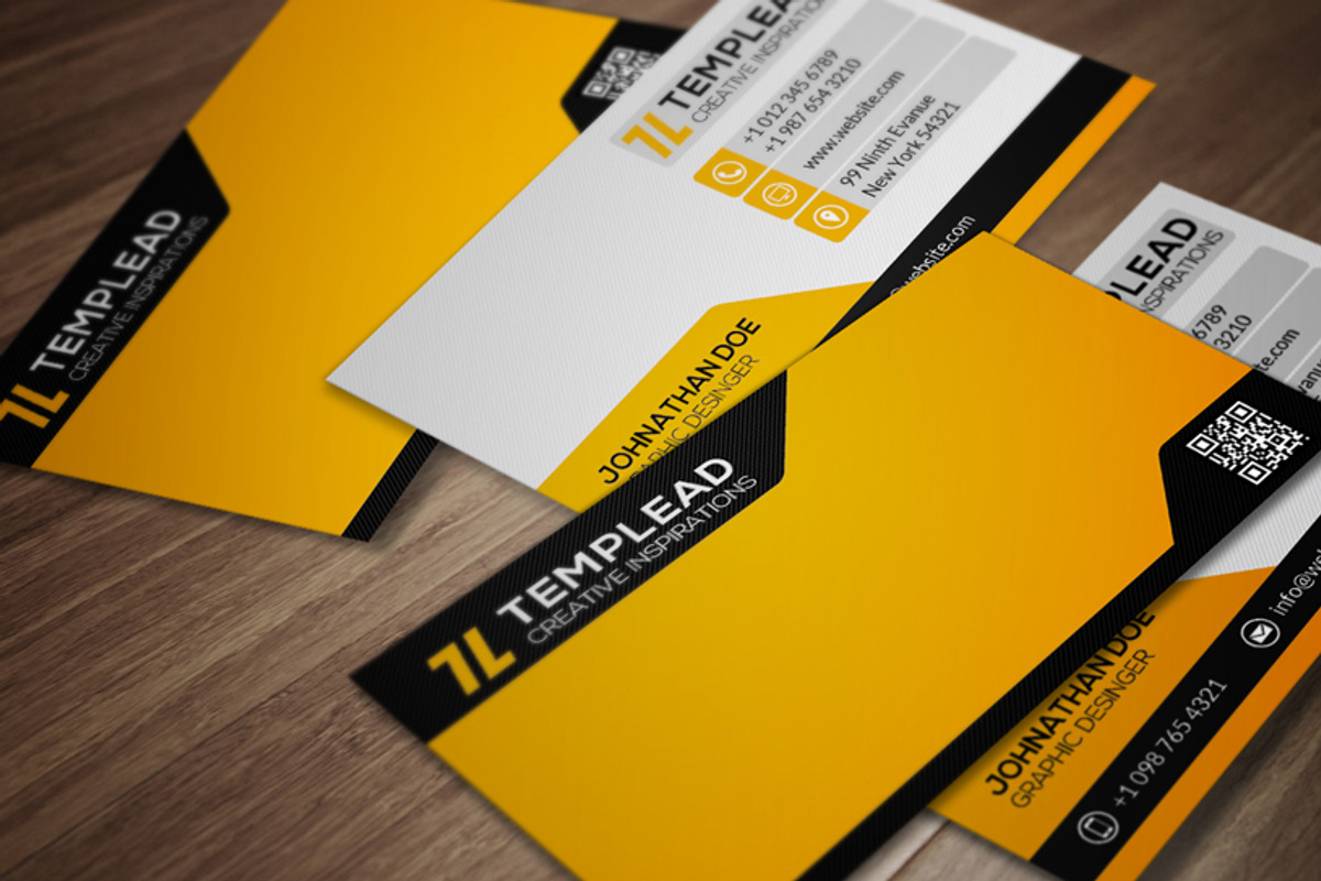 Corporate Business Card CM059, a Business Card Template by annozio (Photo 1 of 4)