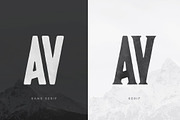 Hornhir Font Family (2 Fonts), a Sans Serif Font by AlienValley (Thumbnail 2 of 6)