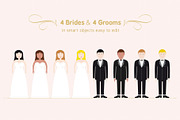 Cute Wedding and Invitation Card, an Invitation Template by Sargatal (Thumbnail 2 of 4)