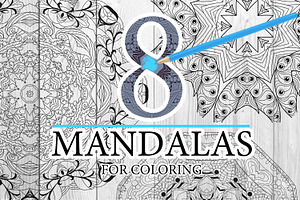 Mandalas for coloring12, an Object Graphic by Watercolor fantasy