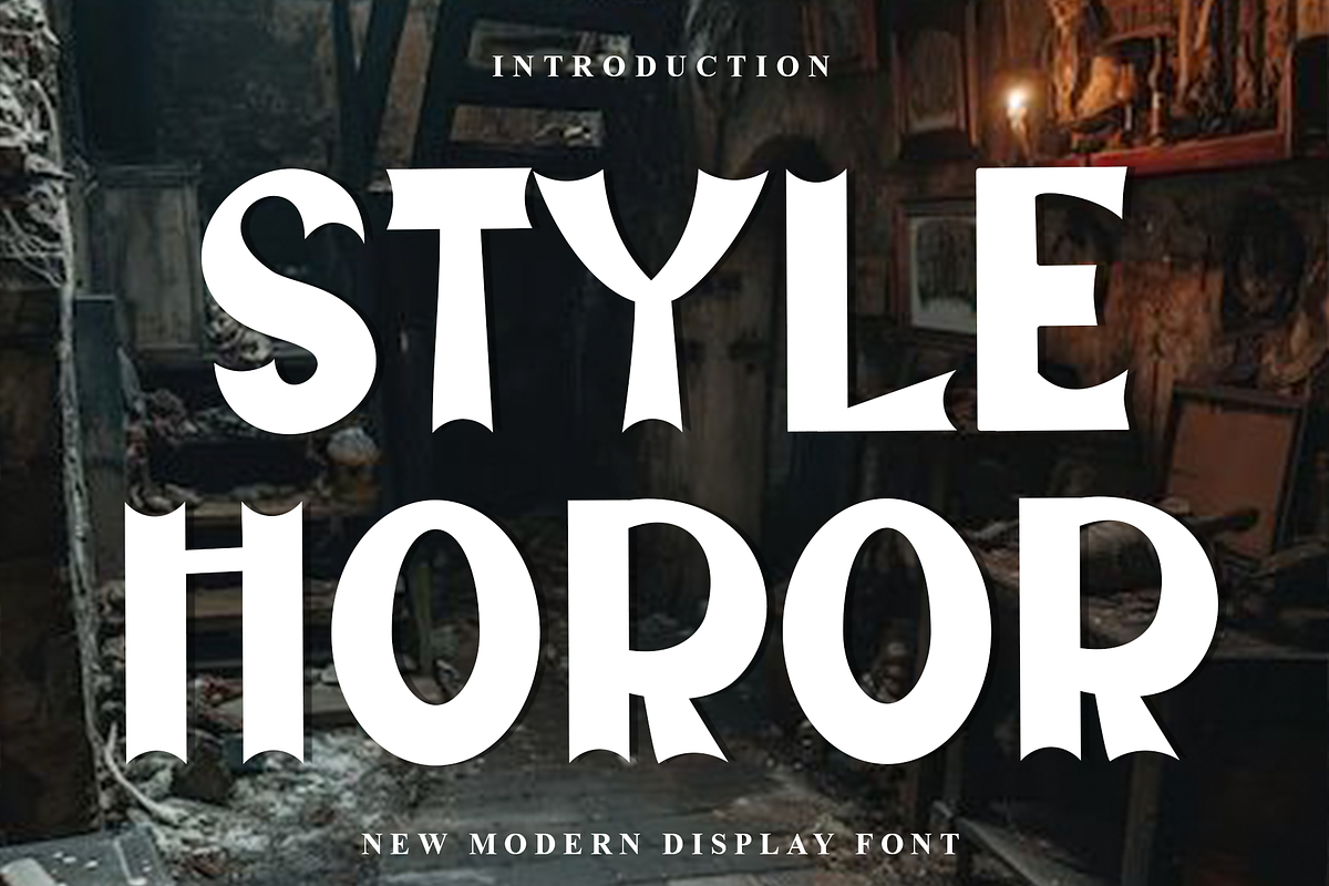 Style Horor, a Font by FreshTypeINK (Photo 1 of 8)