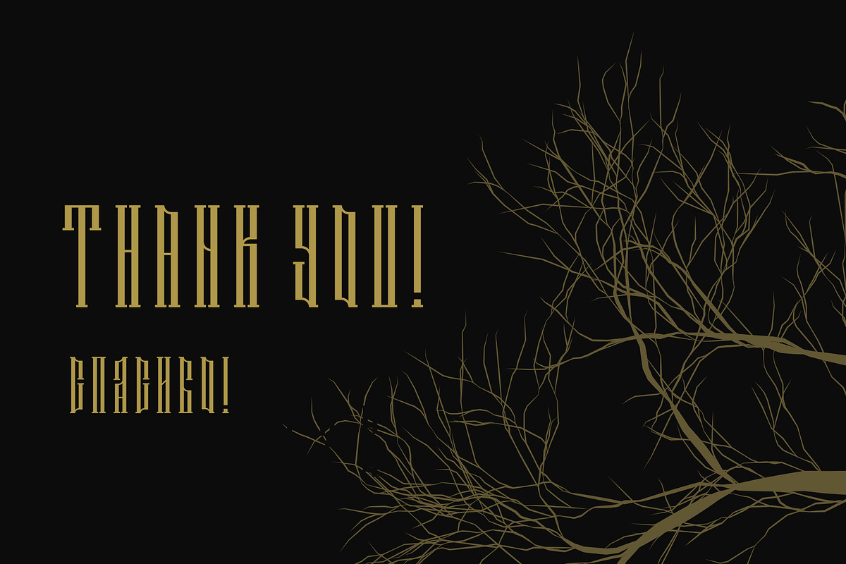 Branch font latin and cyrillic, a Serif Font by Kseniia Kuznetsova (Photo 5 of 5)