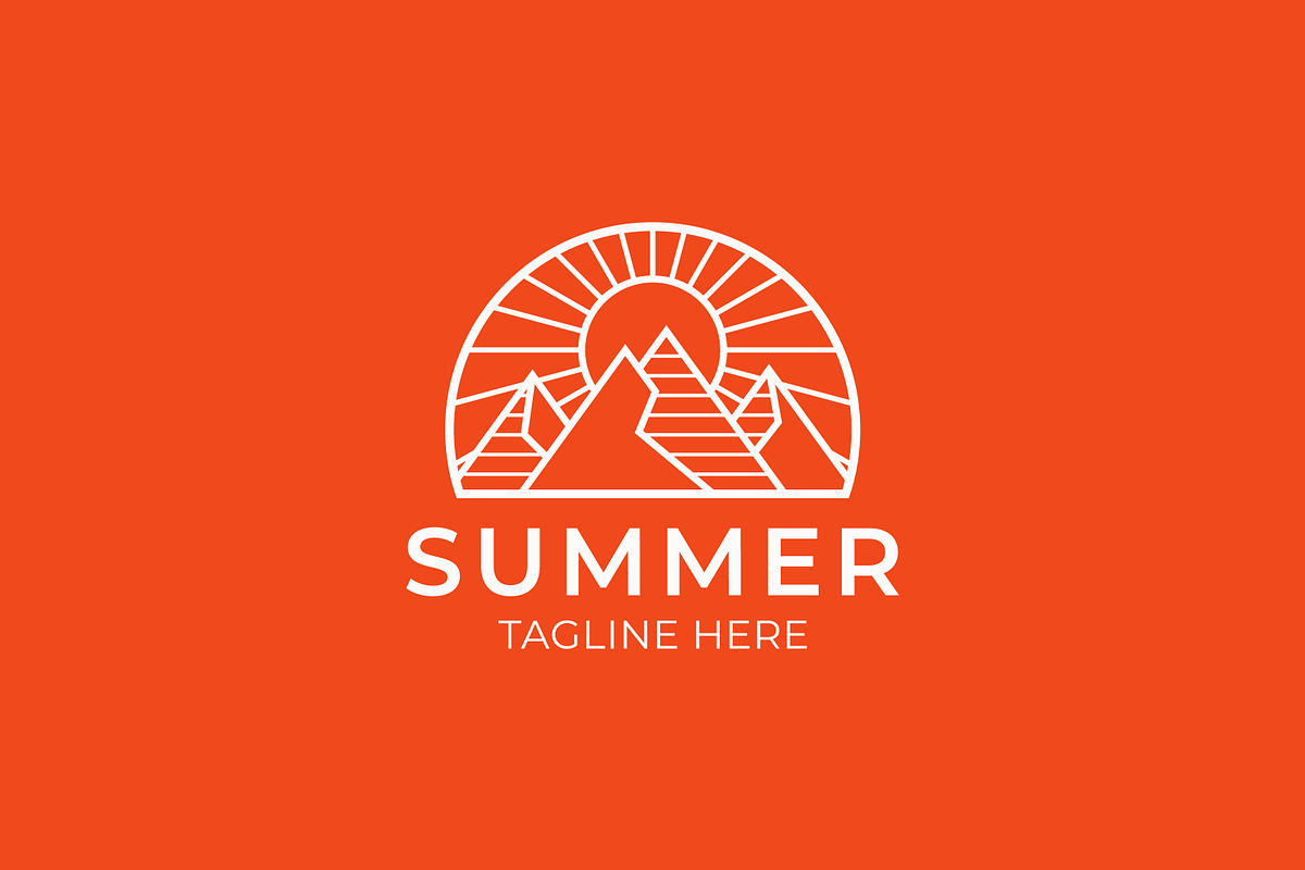 Mountain Summer Badge Logo, a Branding & Logo Template by Signatoro (Photo 2 of 3)