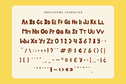 Obscidions - Stone Display, a Sans Serif Font by Indotype Foundry (Thumbnail 5 of 10)