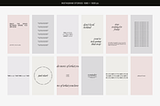 80 IG Aesthetic Stories and Posts, a Social Media Template by Studio K (Thumbnail 3 of 9)