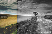 Black & White Photoshop Actions, an Action Add-On by Contrastly Shop (Thumbnail 2 of 4)