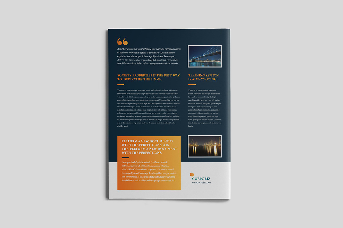 Professional Newsletter Template V12, a Brochure Template by Layout Design