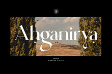 Ahganirya Serif Font