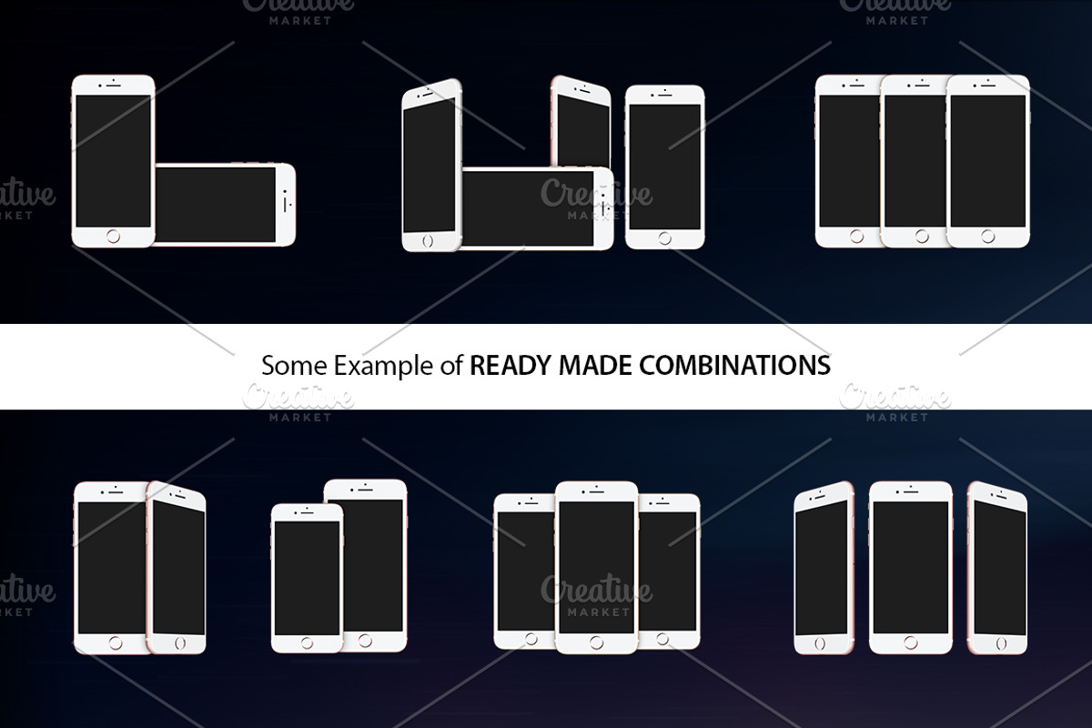 iPhone 7 Mockups Pack, an iPhone Mockup by ydlabs (Photo 4 of 4)