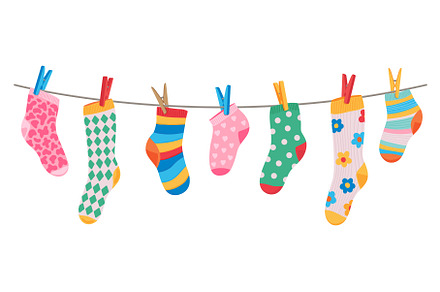 Cotton and wool socks, an Object Illustration by Vector Tradition