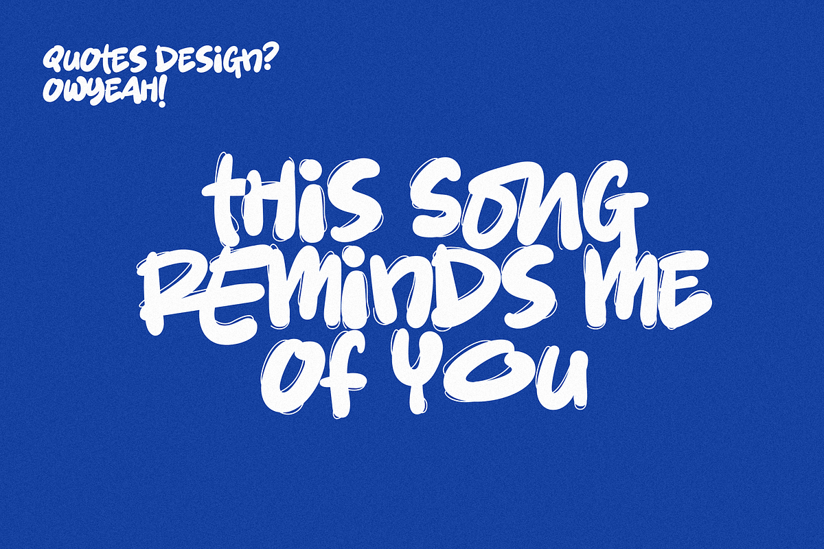 Ontro Buck - Decorative Marker Font, a Handwritten Font by figuree studio (Photo 3 of 7)