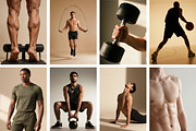 100 Men Workout Stock Photos Bundle, a Sports & Recreation Photo by Selenique Studio (Thumbnail 14 of 20)