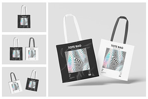 Tote Bag Mockup, a Packaging Mockup by Hazzpro_Std