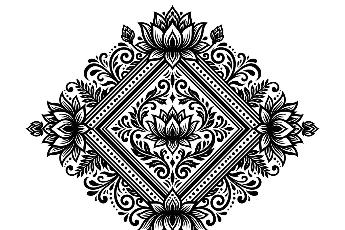 60 Romantic Diamond Wall Floral, a Decorative Illustration by Amazin_art (Photo 4 of 42)