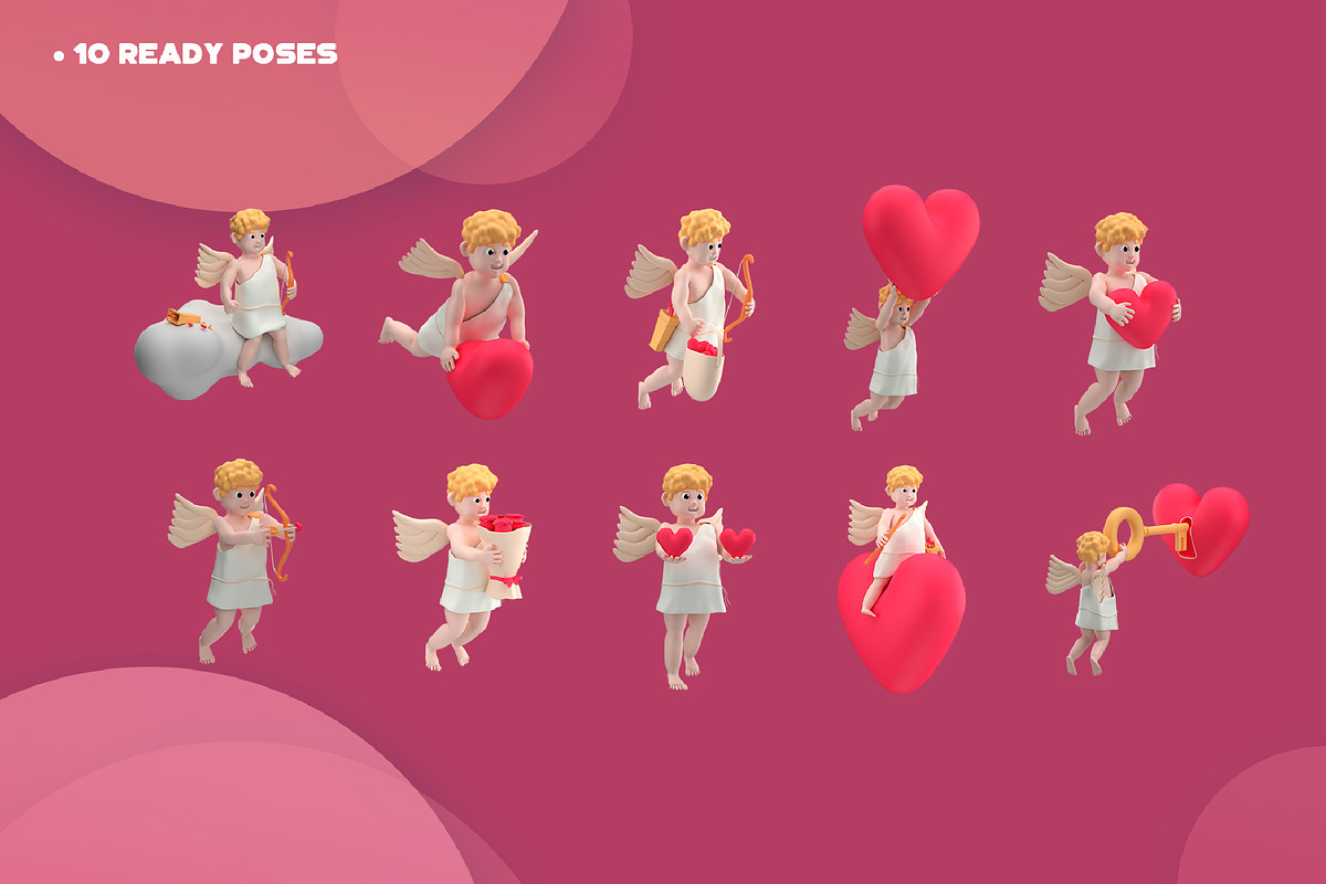 St.Valentines Day, a Characters & Person 3D Model by Artem Varnitsin (Photo 3 of 4)