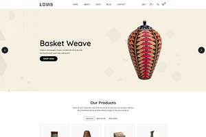 Handmade Shopify Theme Louis