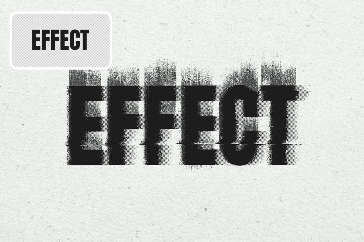 Scan Printed Text Effect, a Layer Style Add-On by dokudokunomi (Photo 2 of 4)