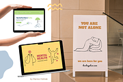 Mental Health Abstract Line Clipart, a Healthcare Illustration by Heartwarming Art (Thumbnail 5 of 10)