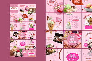 Ice Cream Puzzle Instagram CANVA