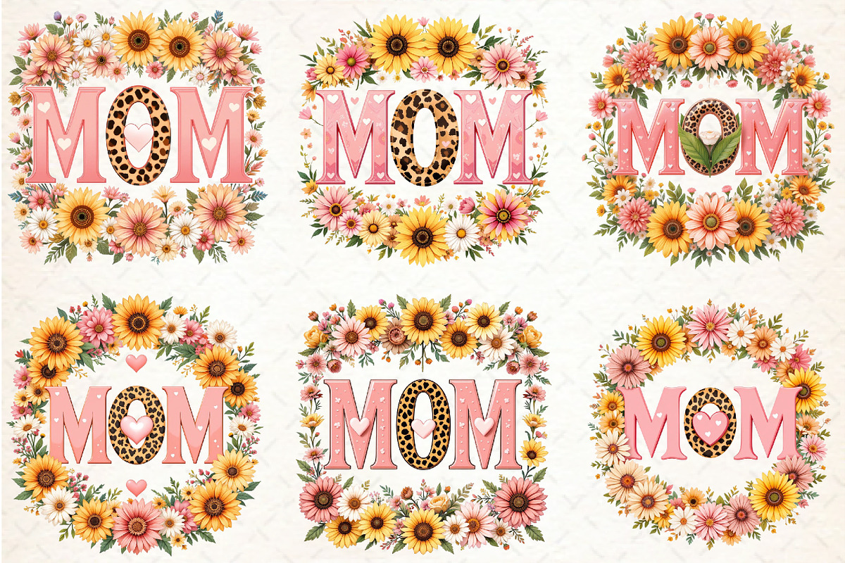 Floral Mama Png Mom Sublimation Desi, an Illustration by Libby Wishes (Photo 2 of 4)