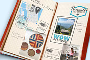 Travelers notebook stickers, an Illustration by Kate Snitser (Thumbnail 2 of 4)