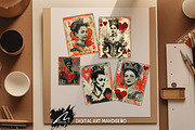 Whimsical Queen Playing Card Pages, a Person Illustration by Digital Art Mahdiseño (Thumbnail 10 of 10)