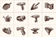 Vintage Tools Illustration Set, an Object Illustration by Prosymbols (Thumbnail 5 of 8)