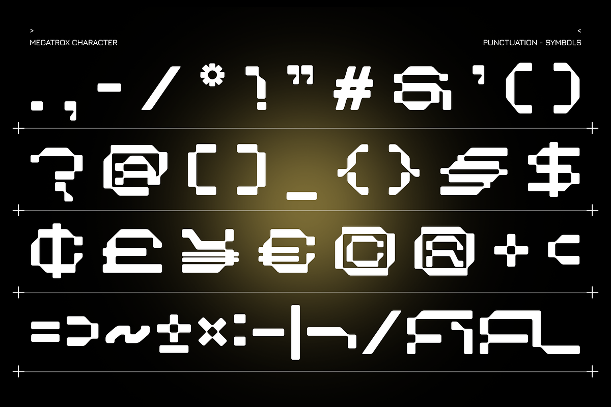Megatrox – Mecha Font, a Sans Serif Font by Almarkhatype (Photo 14 of 15)