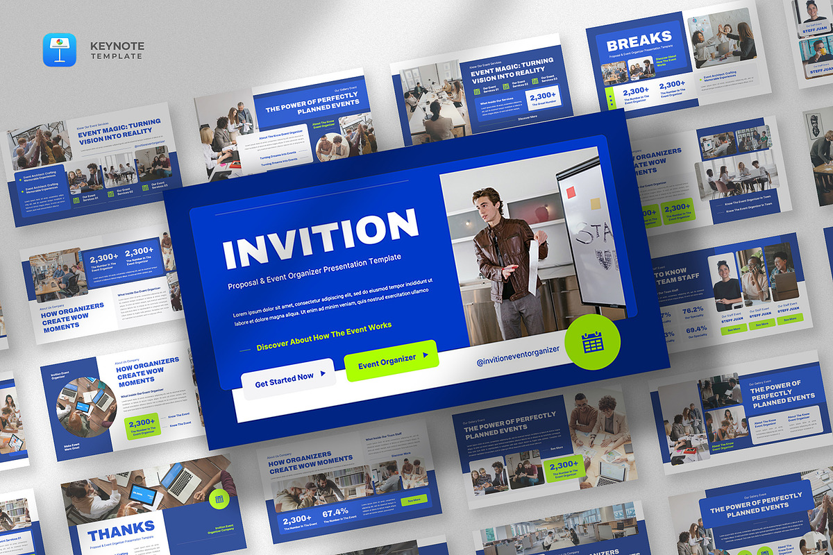 Event Proposal Keynote Template, a Presentation Template by fluffstudio (Photo 1 of 4)