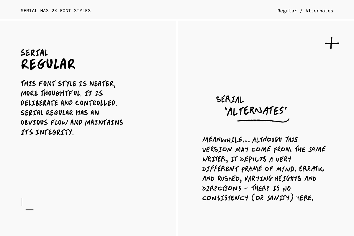 Serial: A Killer Handwriting Font, a Sans Serif Font by TYPEHEIST (Photo 7 of 9)