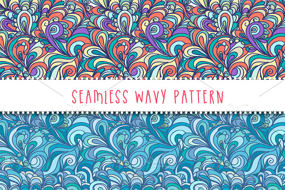 3 Hand Drawn Patterns