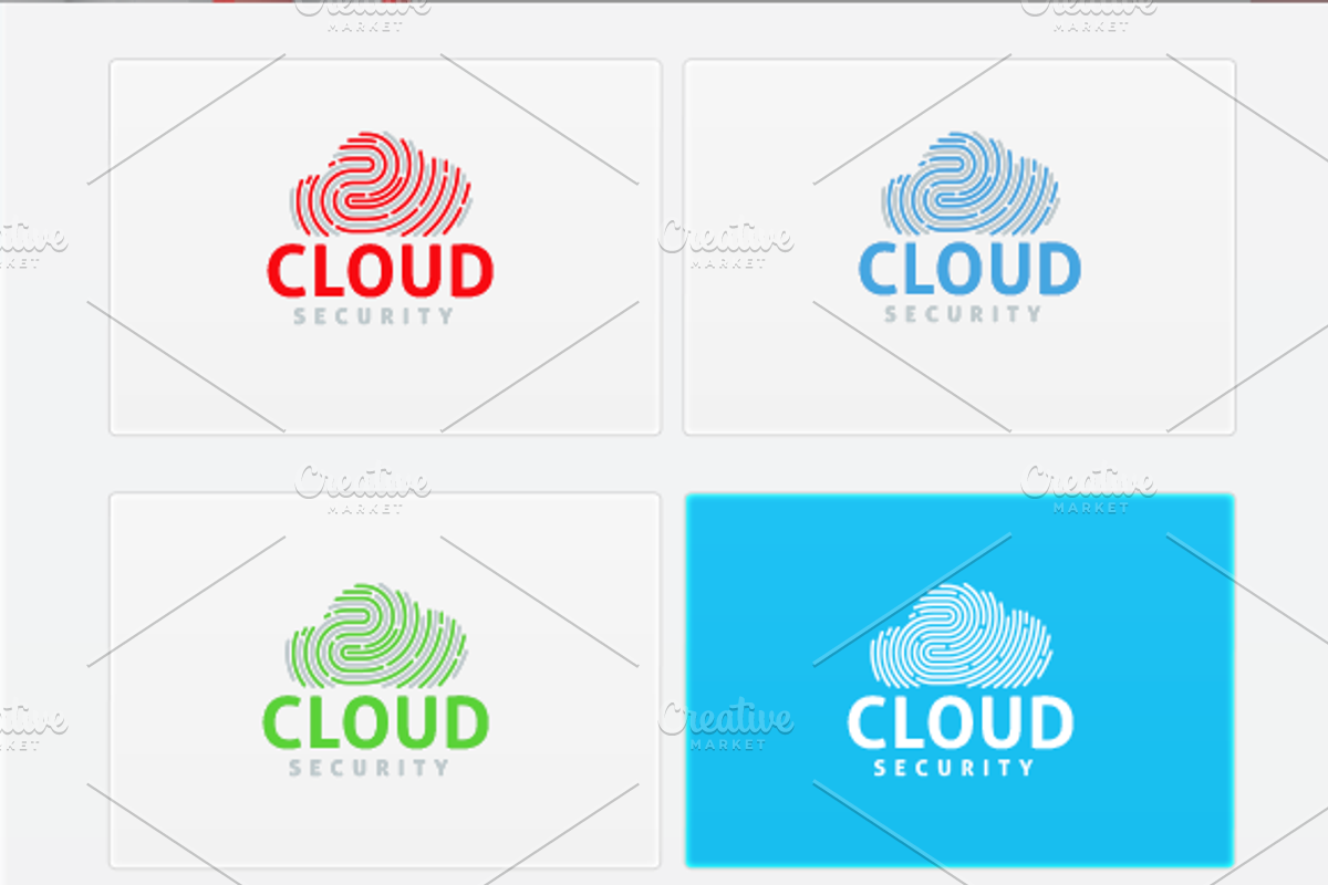 Cloud Security - Logo Template, a Branding & Logo Template by DynamikMedia