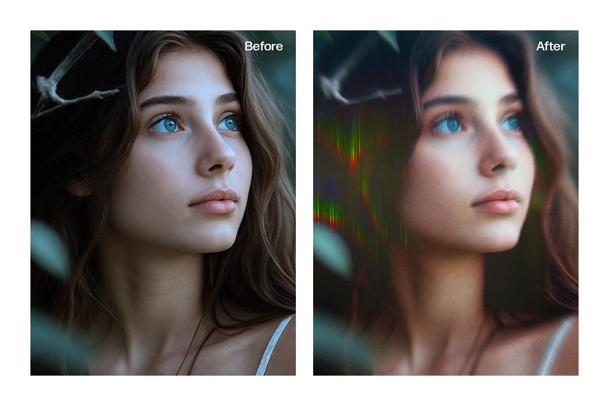 Lens Flare Photo Effect Template, a Brushes & More by DesignerCandies (Photo 6 of 7)