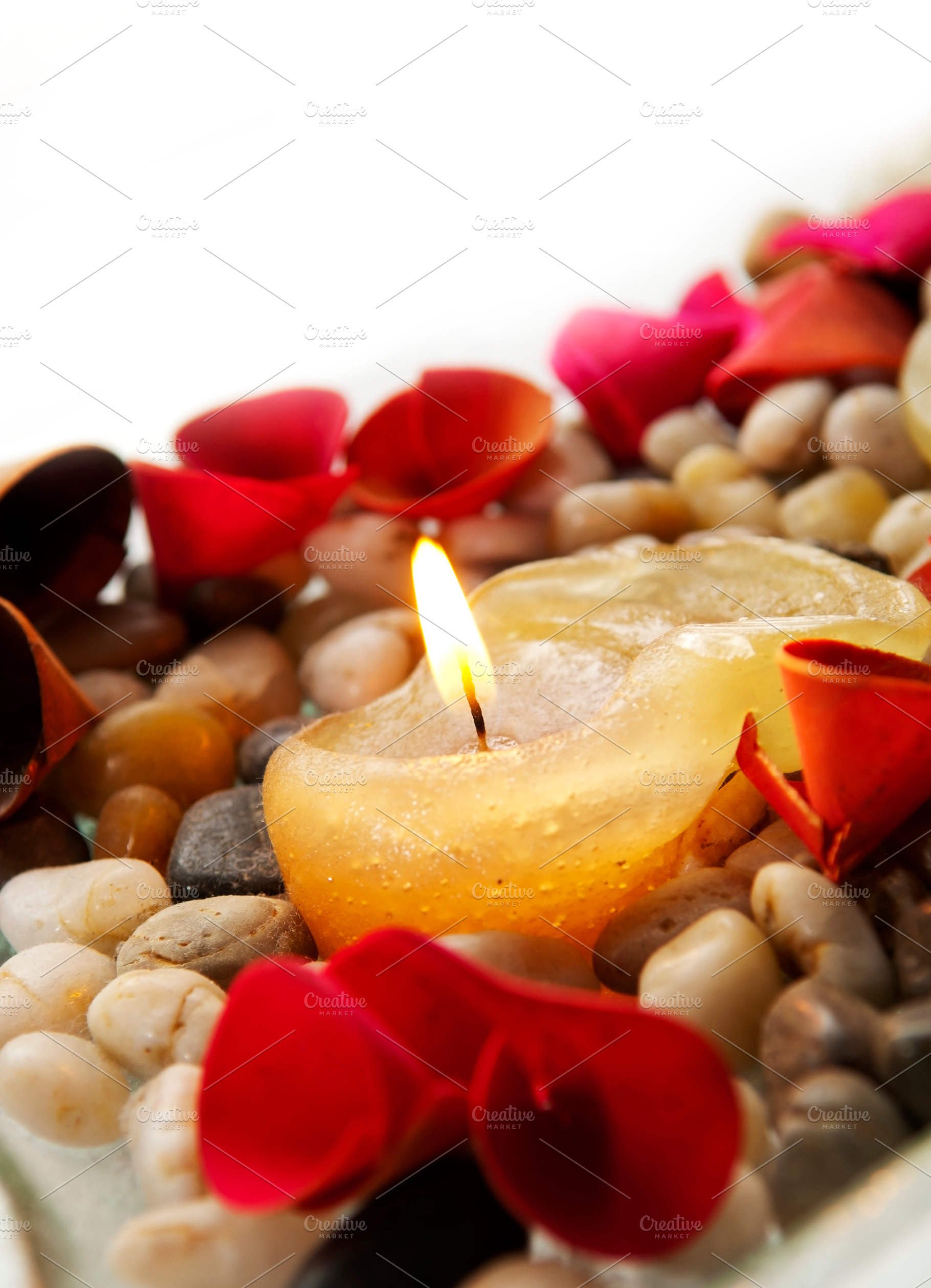 Candle and Petals, a Beauty & Fashion Photo by THP Creative